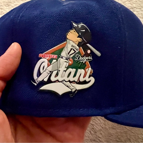 NEW ERA LOS ANGELES DODGERS 9FIFTY SNAPBACK CAP - OHTANI BATTING SIDE PATCH - Picture 5 of 6